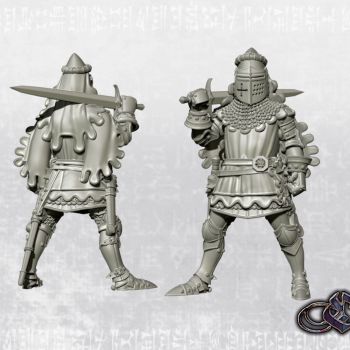 Knights with polearms