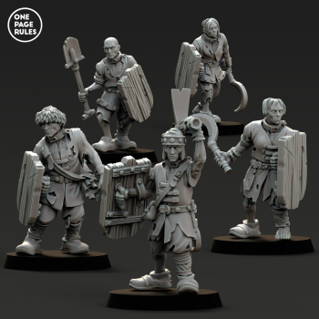 Vampiric Hand Weapon Soldiers (5 Models)