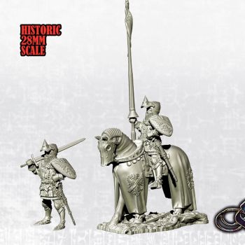 "Bertrand du Guesclin" Complete Set - 28mm (Historic Scale)
