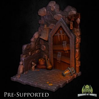 Criminal Scenery [PRE-SUPPORTED] City Shallows Slum Diorama