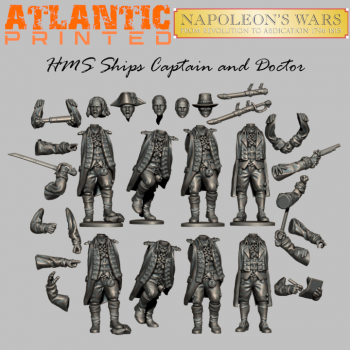 HMS Ship&apos;s captain and Doctor - Puddle Bases