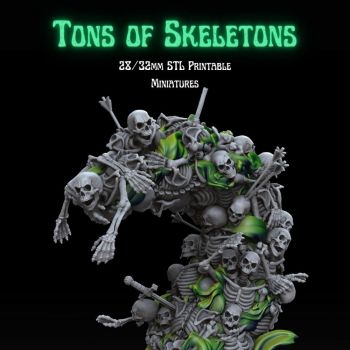 Tons of Skeletons: Worm of Corpses