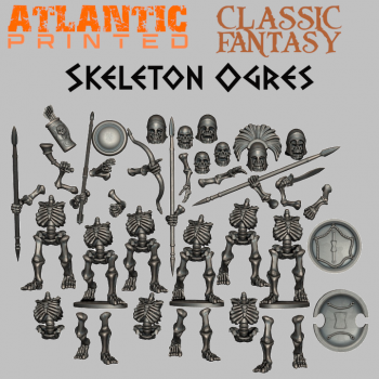 Skeleton Ogres 3 pack - Puddle Bases