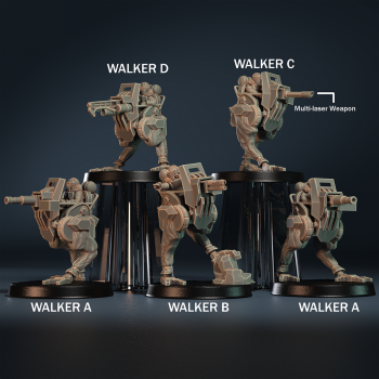 Lunar Auxilia Light Combat Walkers - Multilasers