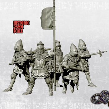 Knights with Polearms - 28mm (Historic Scale)